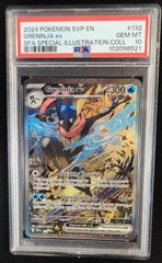 PSA 10 GEM MINT Greninja ex SVP132 Promo Pokemon Graded Card